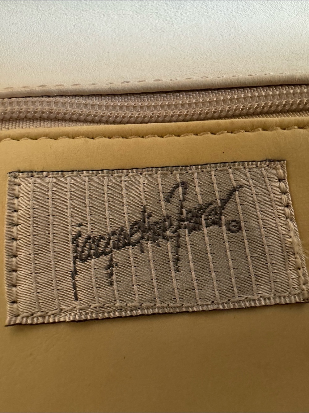 Vintage Jacqueline Ferrar Cream Patchwork Snakeskin Crossbody Bag Clutch 80s 90s - Picture 5 of 14